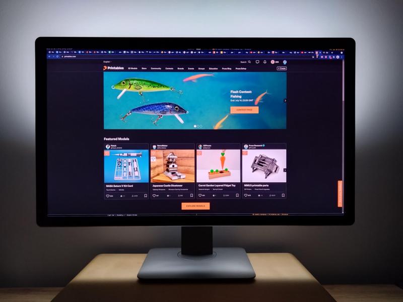 Monitor ambient lightbar