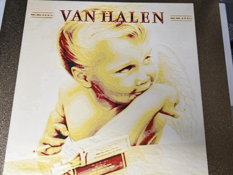 HueForge Album Cover - Van Halen 1984