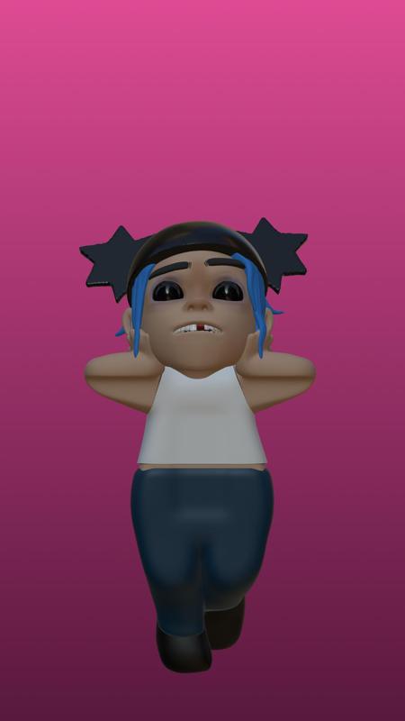 Sonny angel Gorillaz 2-D