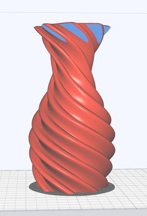 Twisted Volcano Vase