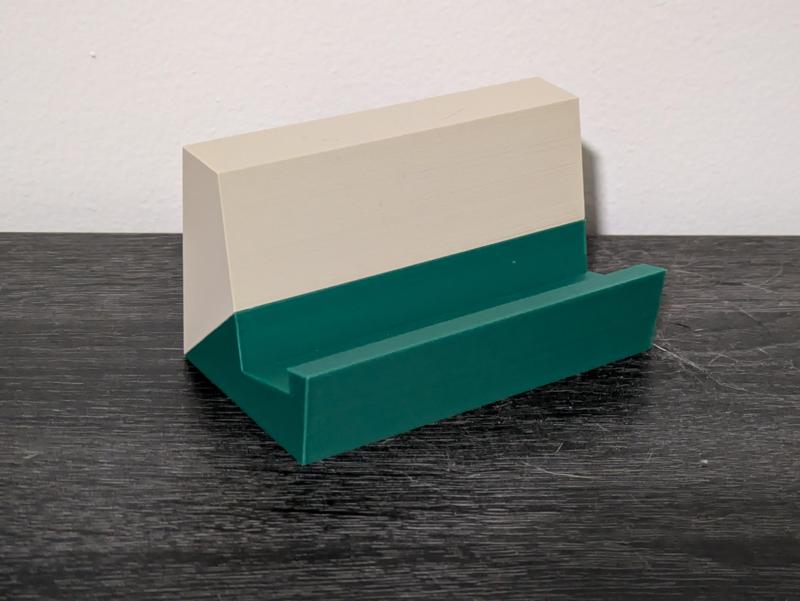 Modern Two-Toned Business Card Holder