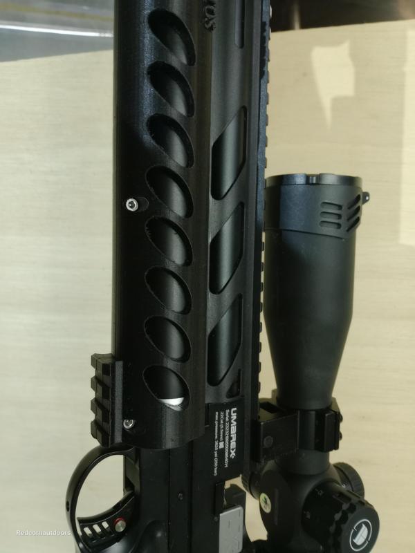 Notos air tube grip with bottom pic mount
