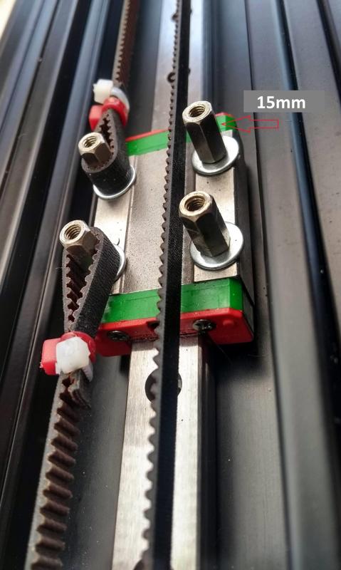 Guias lineales Anycubic Predator 800mm sin piezas impresas