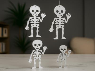 Waving Skeleton Decor or Mobile