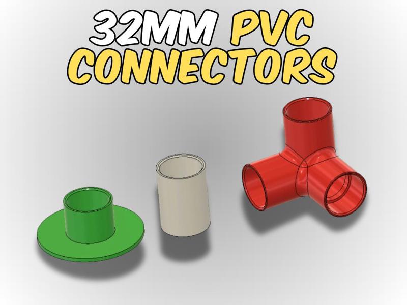 Ø32mm PVC Connectors