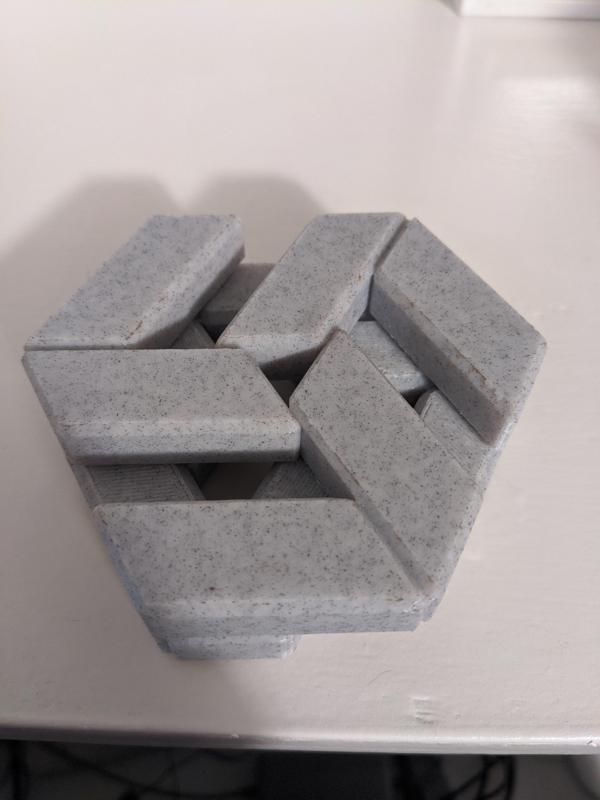 Hexagon Puzzle made slightly prettier