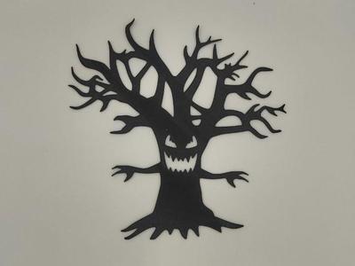 pumpkin tree - wall art