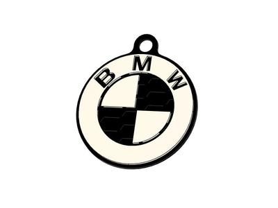 BMW logo keychain