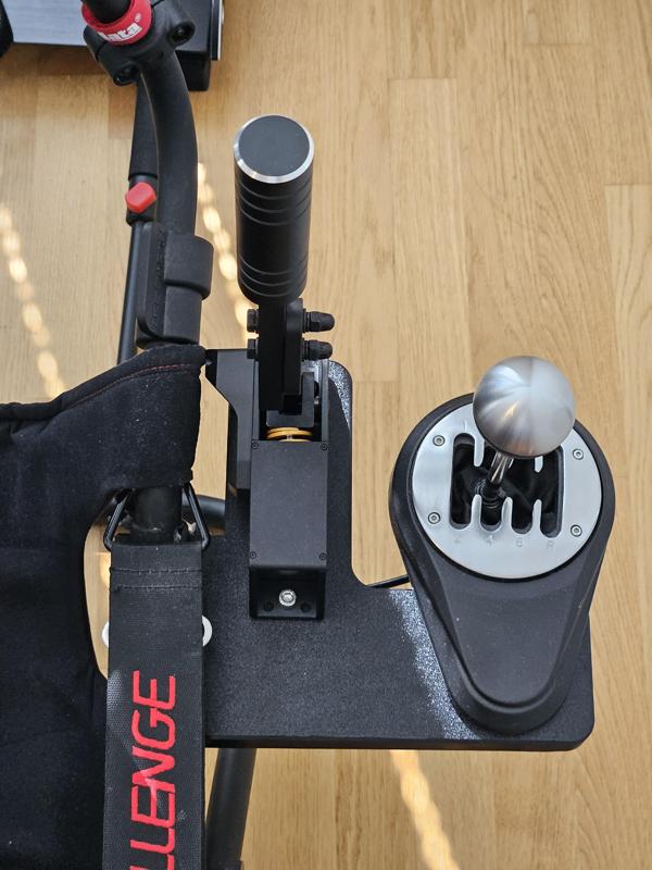 REMIX Playseat Challange Shifter (TH8A) and Handbrake (Moza HBP) mount