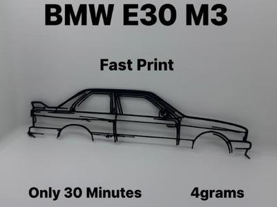 BMW E30 M3 Silhouette