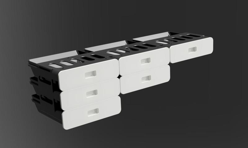 NexGen3D: Modern Style Under Desk Draw V2