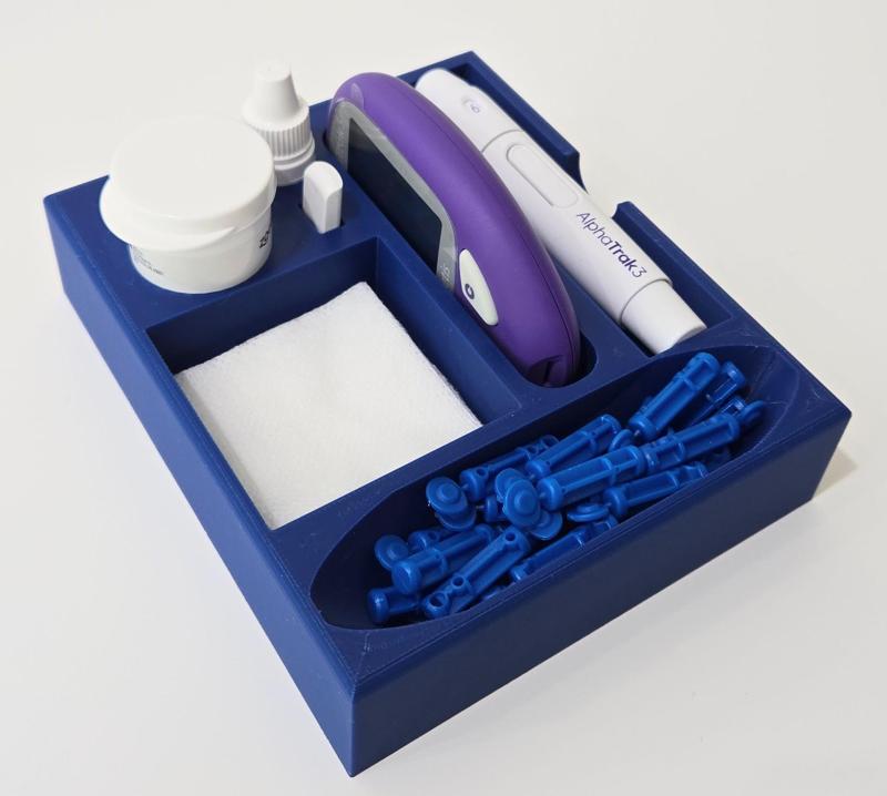 AlphaTrak 3 Pet Blood Glucose Monitor Organizer Tray