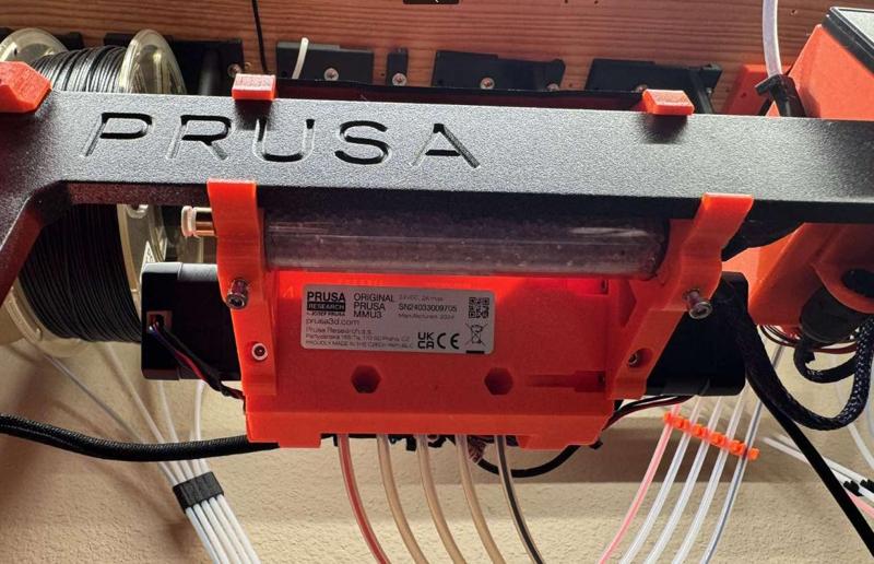 MMU3 Mount with opening for Thordsen 3D inline Dryer - IFD-175 EX