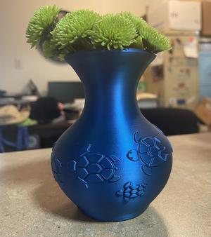 Sea Turtle Vase