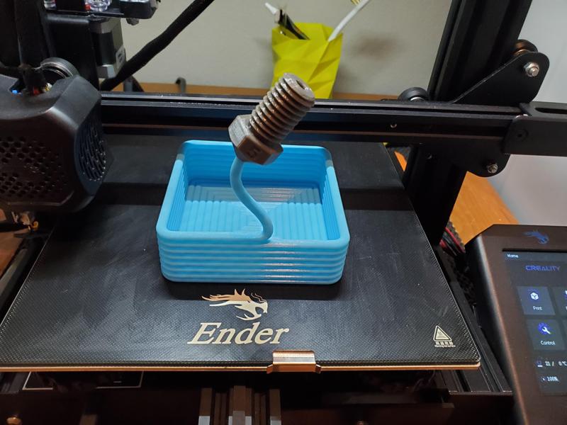 Print at 72% (I printed mine at 75%)