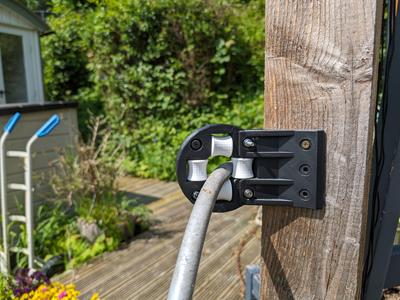 Garden Hose Corner Guide