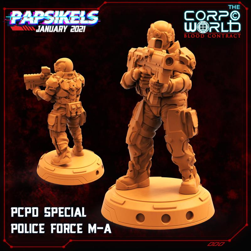 PCPD SPECIAL POLICE FORCE M-A