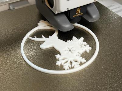 Christmas candy ornament