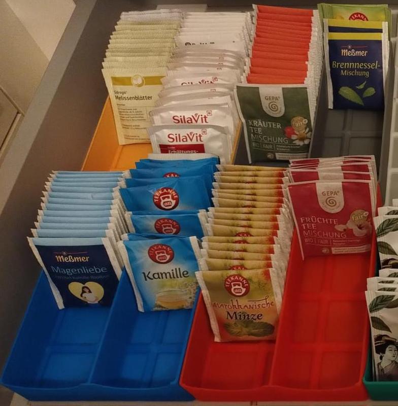 Gridfinity Teabag storage (3x4) - Filament save