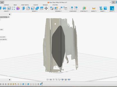 Sprinter Rear Pillar Wedge Filler