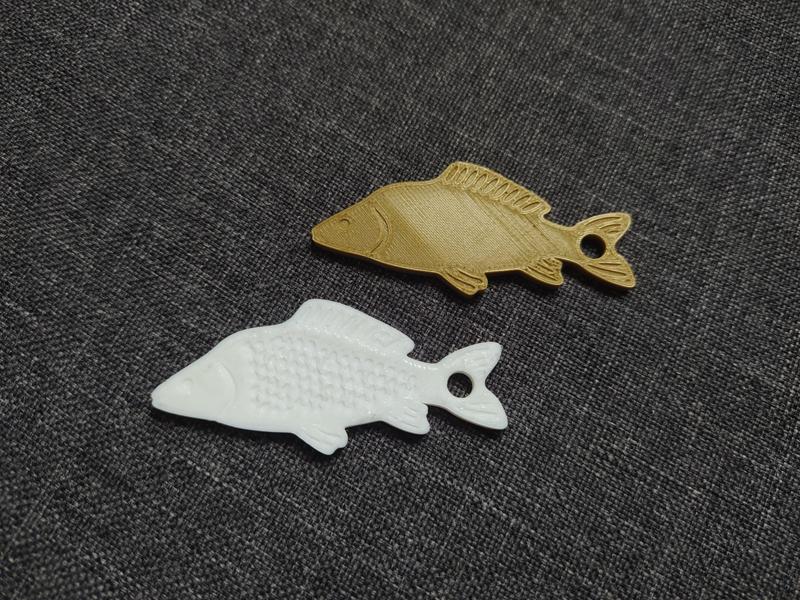 Christmas carp - keychain / Vánoční kapr - přívěšek