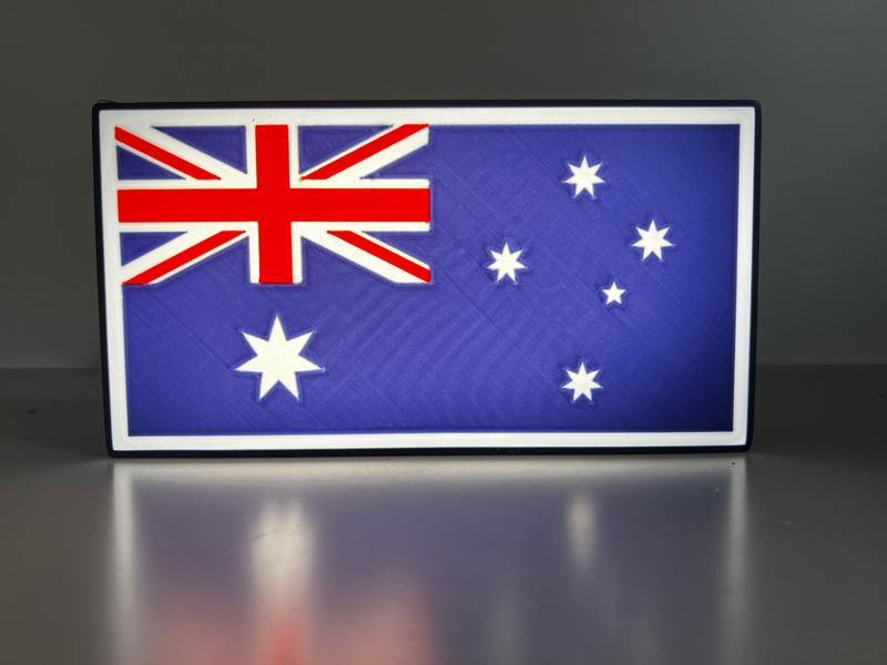 Aussie (Australian) Flag Light Box