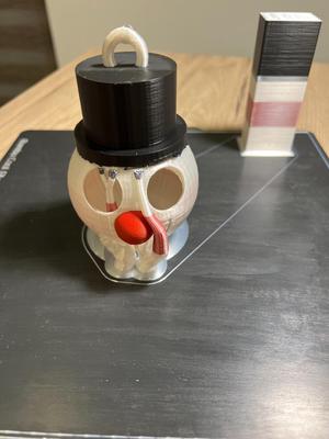 Snowman Christmas Tree Globe