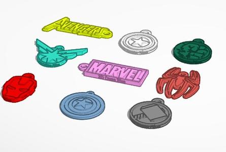 Llaveros Marvel