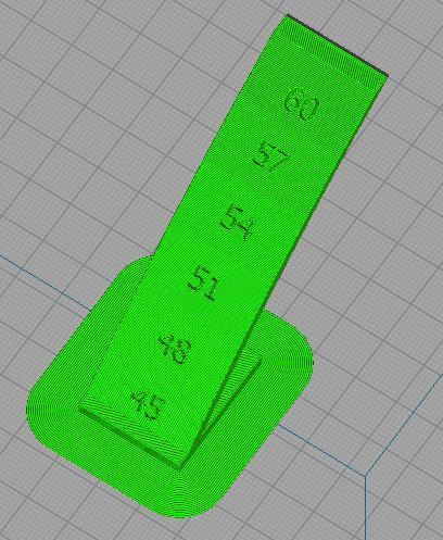 Overhangs Precise Calibration 45-60 Deg.