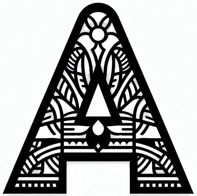 Letter A 10