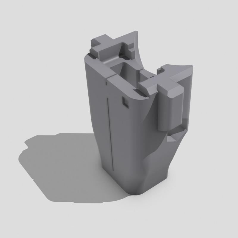 Easier-to-install dwarf cover connector