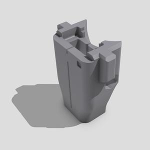 Easier-to-install dwarf cover connector