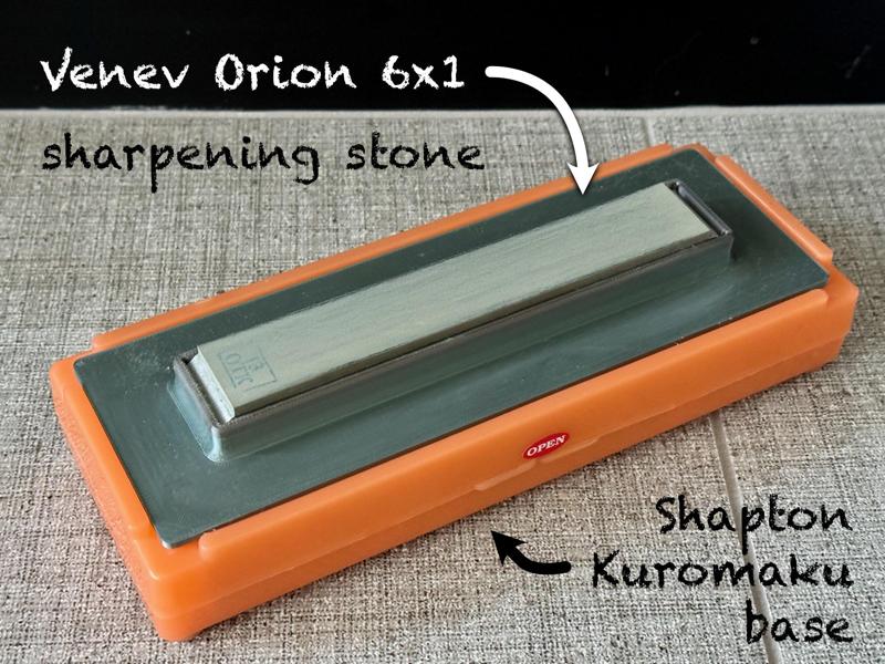 Venev 6x1 sharpening stone holder for Shapton Kuromaku base