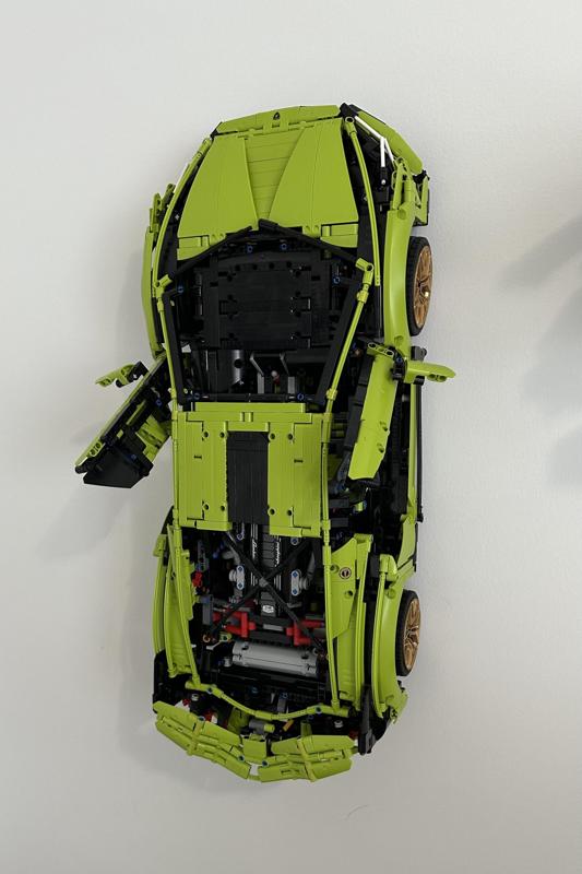 Lego Lamborghini Wall Mount
