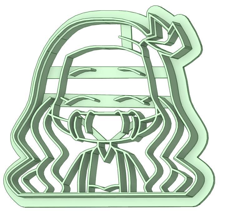 Bread cutter for chinstrap girl