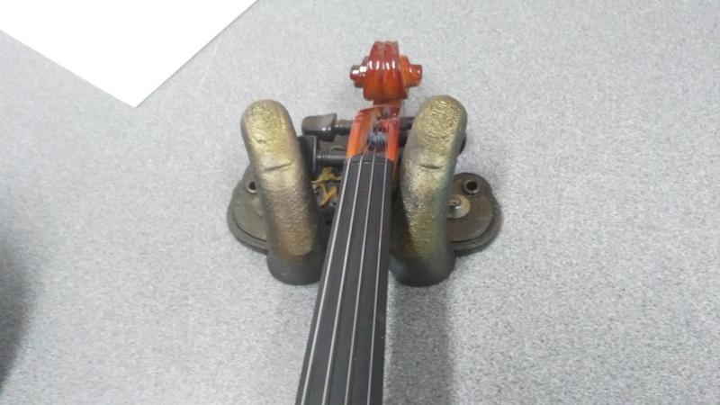 Violin stand. Jehudi Menuhin sign