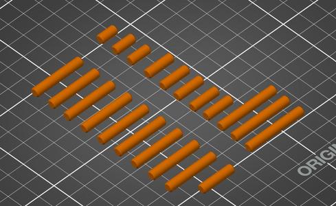 Set of dowels for Rocco's Vault with Pin Tumbler Lock