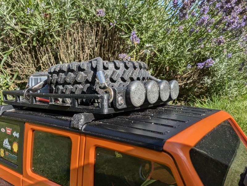 Light Bar for Roof Rack 1:18 Scale