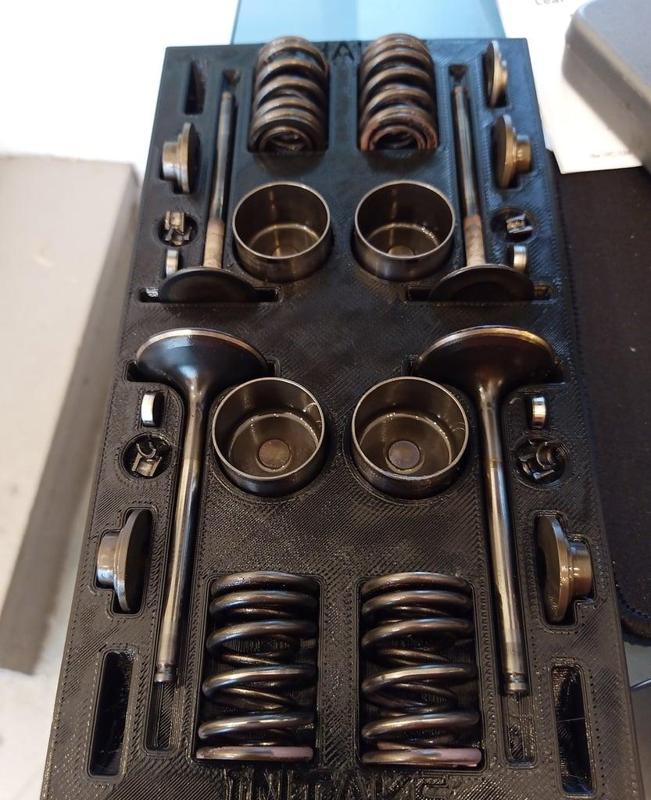 DRZ400 valve train organizer