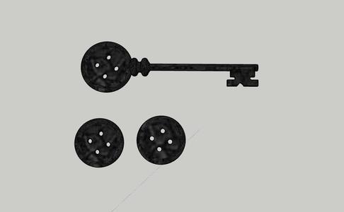 Coraline Button Key