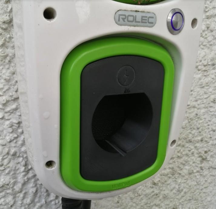Rolec Wallpod EVSE Type 2 Holster Docking Plate