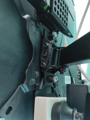 Additional support for tv stand