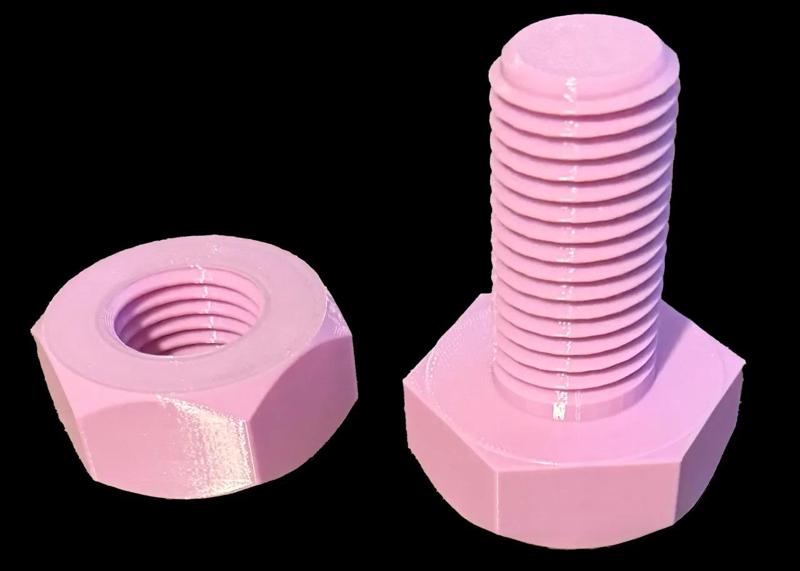 Large bolt and nut fidget   