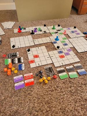 Dungeon Drift lite - Board Game   
