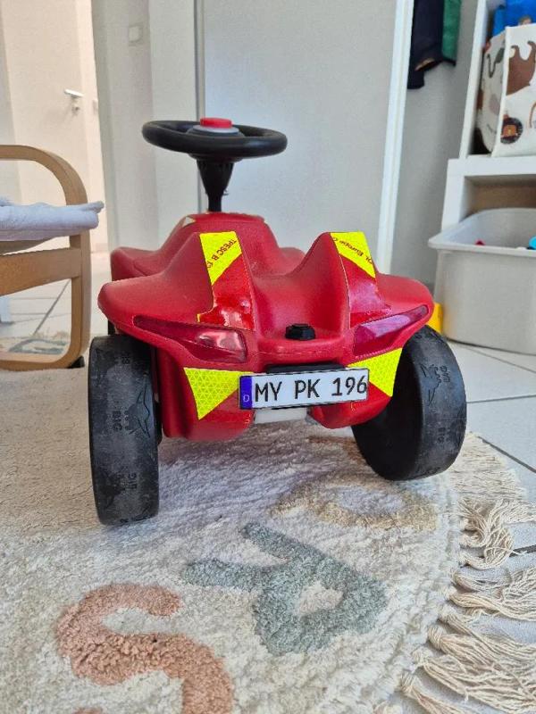 German Licence Plate for Bobby Car Plate Holder   