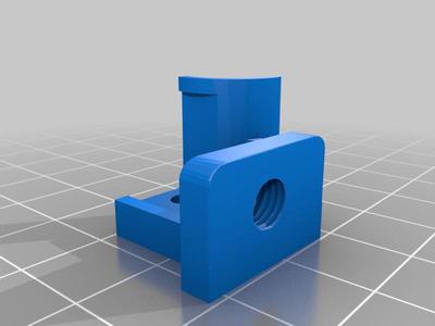 Ender 3 V2 Threaded Filament Guide for Microswiss direct drive. 