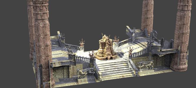 Gothic hall Fantasy 1
