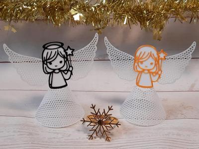 Angel with Star Decoration / Ornament