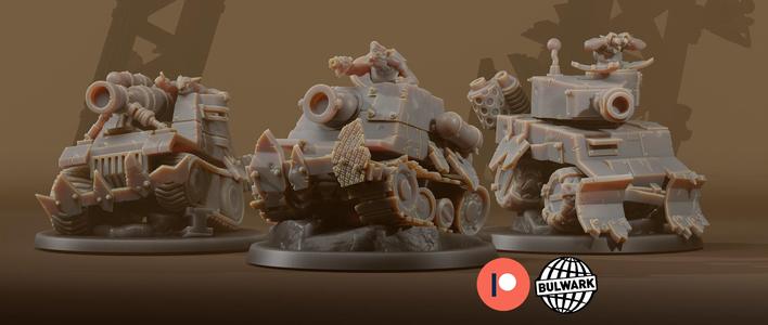 GOBLIN TANKS x3