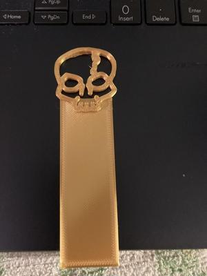 skull bookmark
